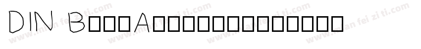 DIN BoldAlternat字体转换